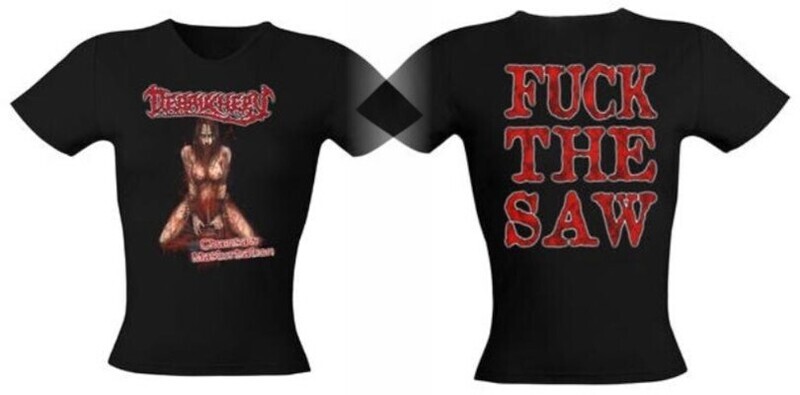 Debauchery Girly T-shirt: Chainsaw Mastrubation