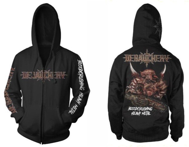 Debauchery Zip Hood: Bloodcrushing Heavy Metal