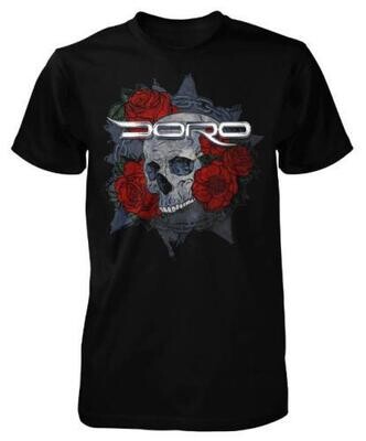 Doro Girly T-shirt: Skull & Roses