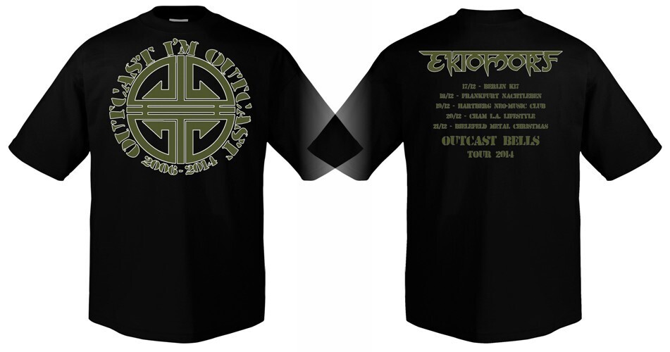 Ektomorf T-shirt: I Am Outcast