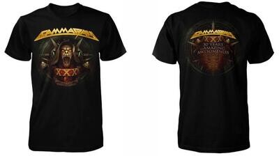 Gamma Ray T-shirt: 30 Years Golden Logo