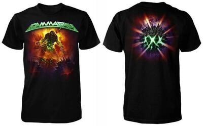 Gamma Ray T-shirt: 30 Years Green Logo