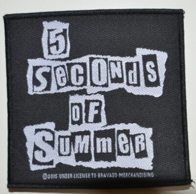 5 Seconds Of Summer Small Patch: Ripped Logo