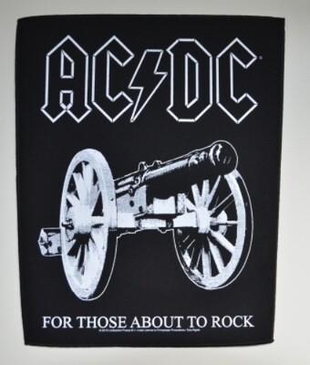 AC/DC Back Patch: For Those About To Rock