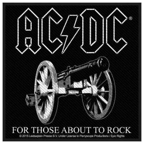 AC/DC Small Patch: For Those About  To Rock