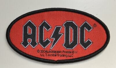 AC/DC Small Patch: Oval Logo
