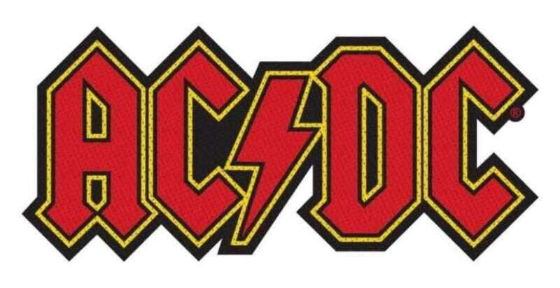 AC/DC Small Patch: Red Logo (cut out)