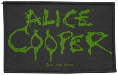 Alice Cooper Small Patch: Green Logo