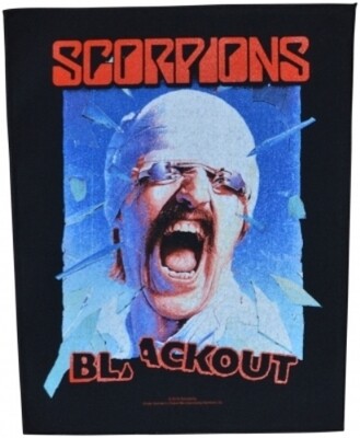 Scorpions Back Patch: Blackout