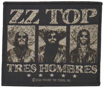 ZZ Top Small Patch: Tres Hombres