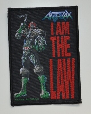 Anthrax Small Patch: I Am The Law