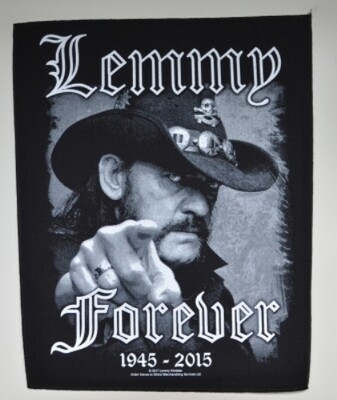 Motörhead Back Patch: Lemmy Forever 1945-2015