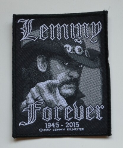 Motörhead Small Patch: Lemmy Forever 1945-2015