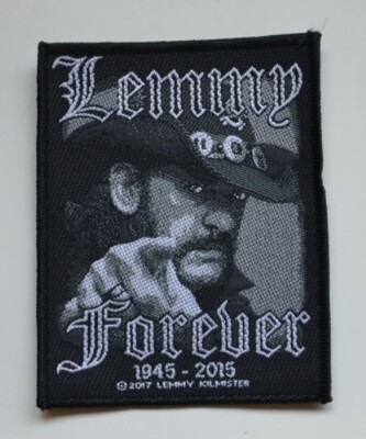 Motörhead Small Patch: Lemmy Forever 1945-2015
