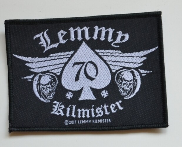 Motörhead Small Patch: Lemmy Kilmister 70