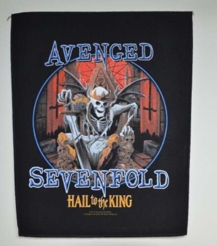 Avenged Sevenfold Back Patch: Hail To The King