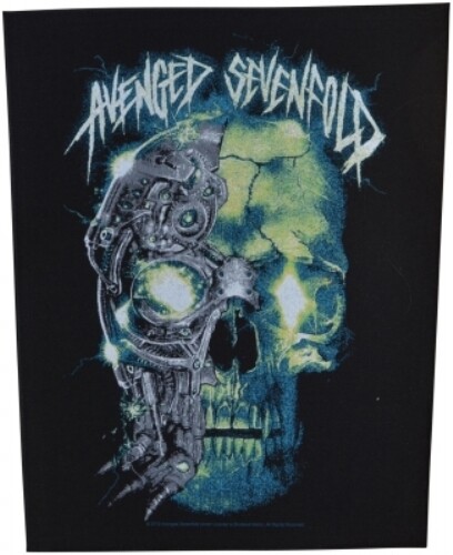 Avenged Sevenfold Back Patch: Mechanical Skull