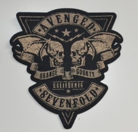 Avenged Sevenfold Small Patch: Orange County (cut out)