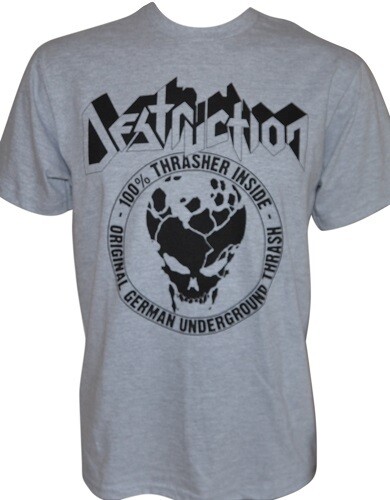 Destruction T-shirt: 100% Thrasher Inside