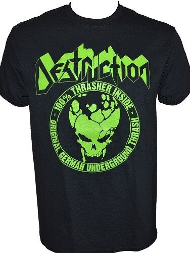 Destruction T-shirt: 100% Thrasher Inside