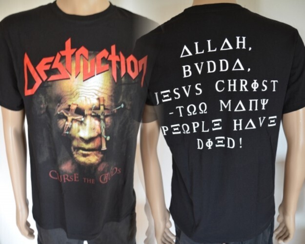 Destruction T-shirt: Curse The Gods