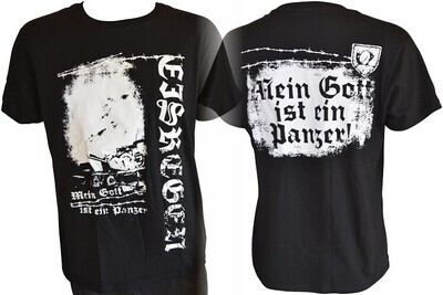 Eisregen T-shirt: Mein Gott Ist Ein Panzer