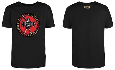 AC/DC T-shirt: Angus 50 Years AC/DC