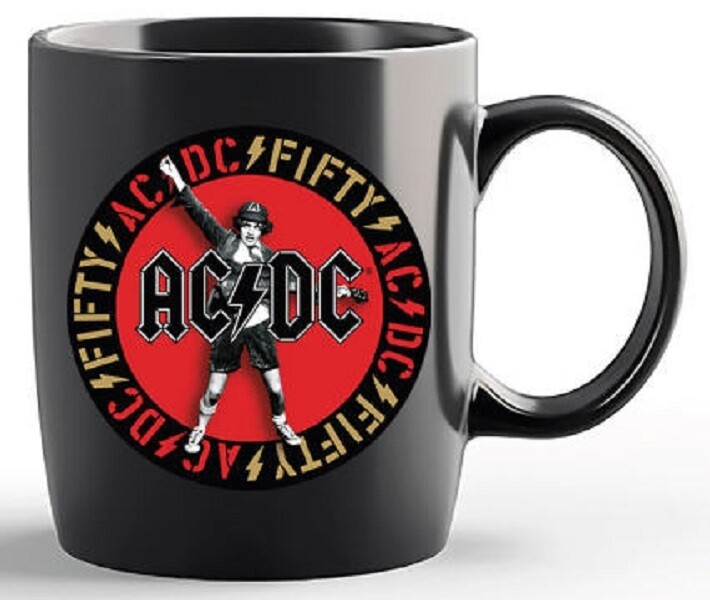 AC/DC Mug: Angus Fifty Years AC/DC – Store – Aftershock Merchandise