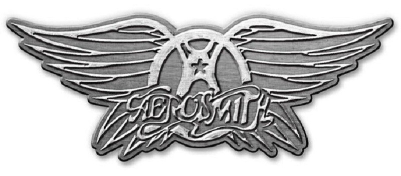 Aerosmith Metalen Badge: Cut Out Winged Logo