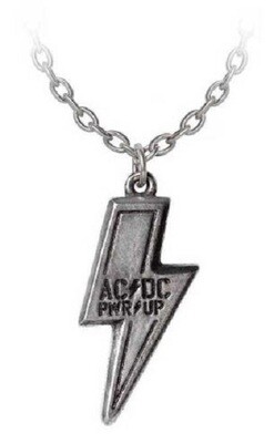 AC/DC Necklace: PWR P UP Flash Logo