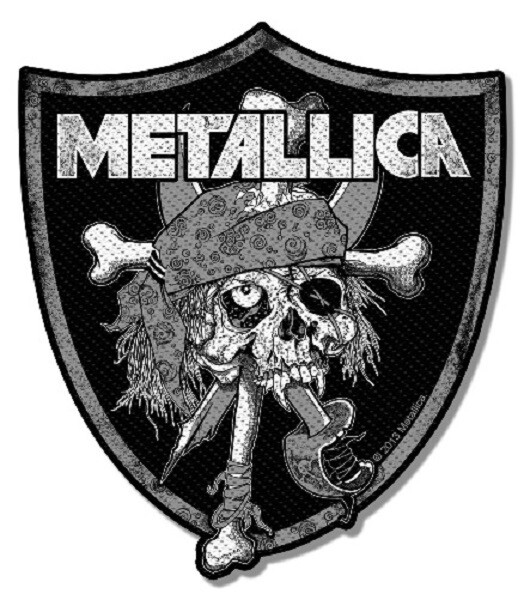 Metallica Small Patch: Raiders Skull (cut out)