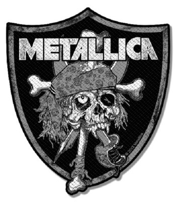 Metallica Small Patch: Raiders Skull (cut out)