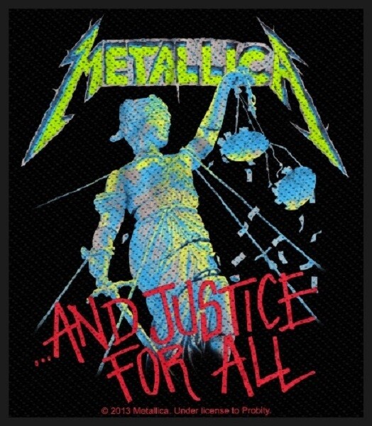 Metallica Small Patch ...And Justice For All Metallica Small Patch ...And Justice For All