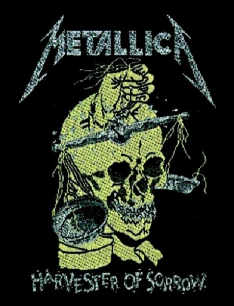 Metallica Small Patch: Harvester Of Sorrow