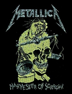 Metallica Small Patch: Harvester Of Sorrow