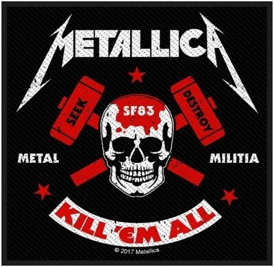 Metallica Small Patch: Metal Militia Kill 'Em All