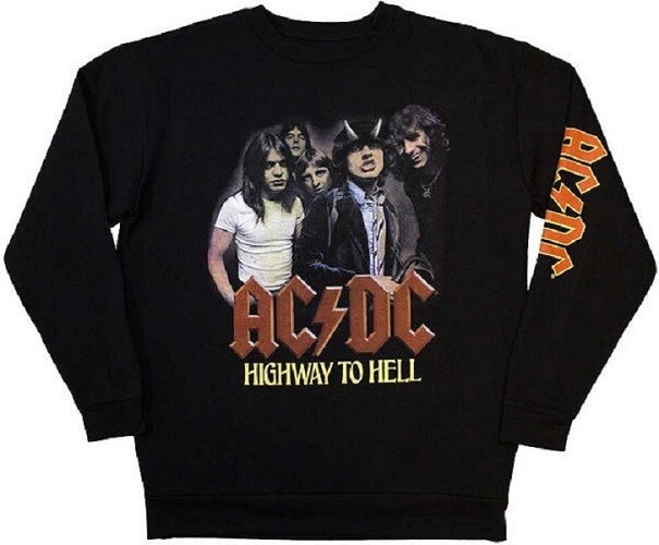 AC/DC Sweatshirt: Highway To Hell, Maat: S