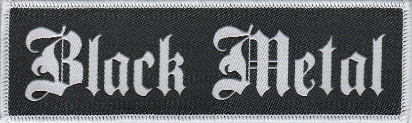 Black Metal Small Patch