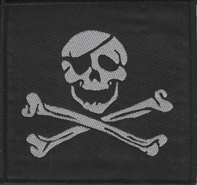 Pirate Flag Small Patch