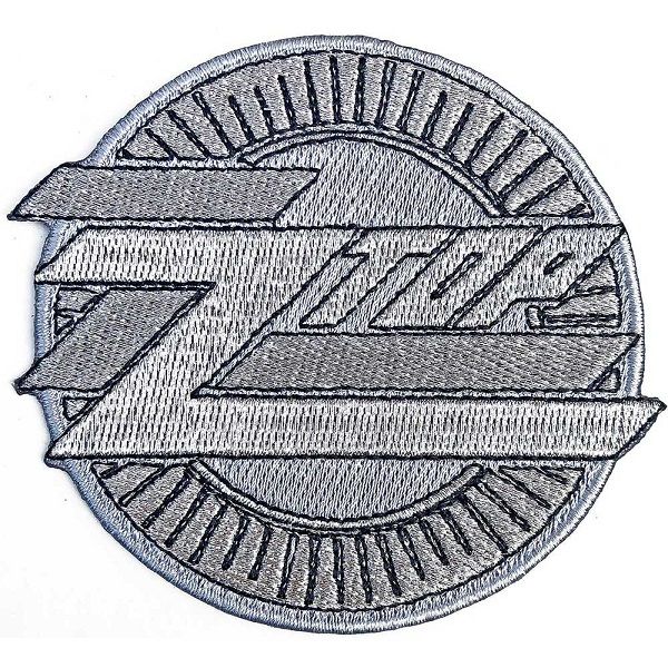 ZZ Top Small Patch: Metallic Logo (cut out ZZ Top Small Patch: Metallic Logo (cut out
