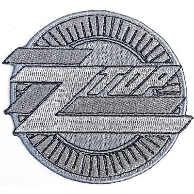 ZZ Top Small Patch: Metallic Logo (cut out