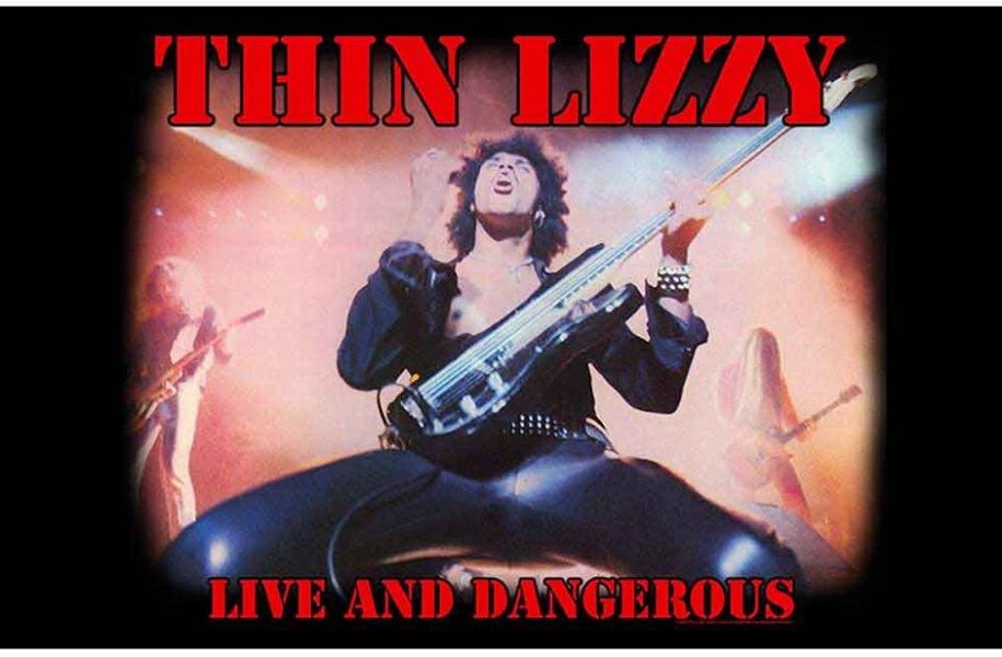 Thin Lizzy Poster Flag: Live & Dangerous