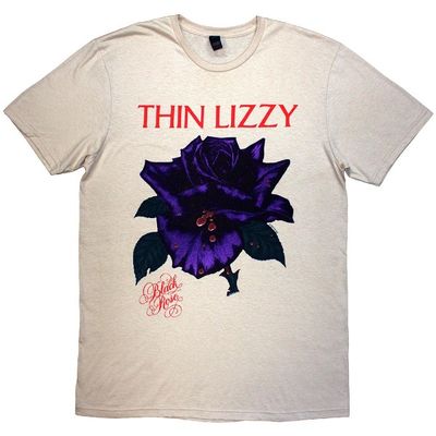 Thin Lizzy T-shirt: Black Rose