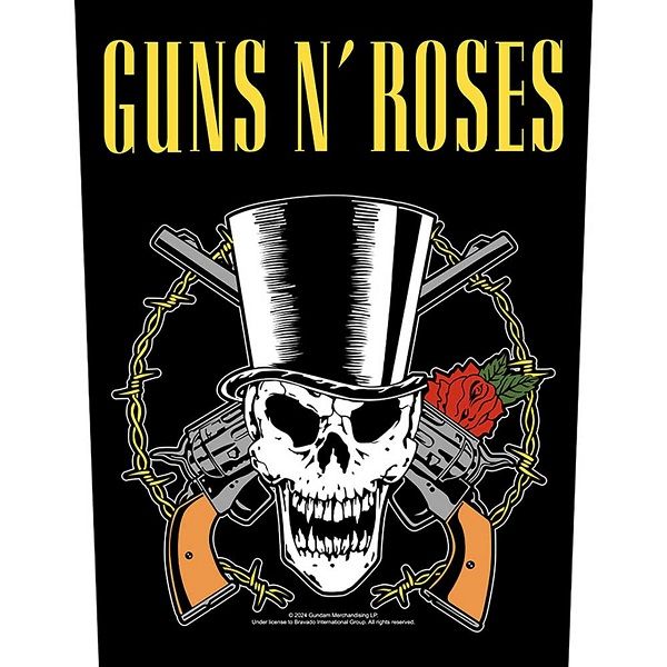 Guns N' Roses Back Patch: Skull & Guns Guns N' Roses Back Patch: Skull & Guns