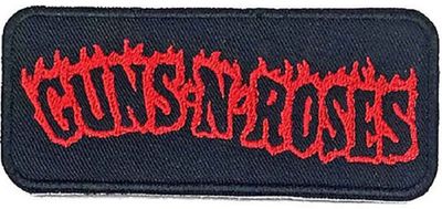 Guns N' Roses Small Patch: Flamed Logo