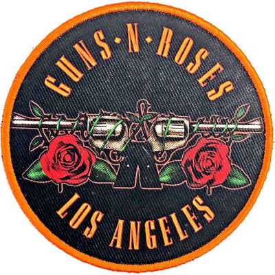 Guns N' Roses Small Patch: Los Angeles (Orange)