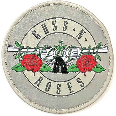 Guns N' Roses Small Patch: Silver Logo