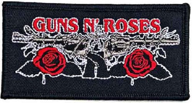 Guns N' Roses Small Patch: Vintage Pistols