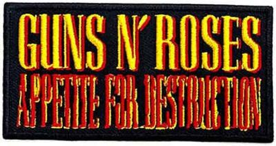 Guns N' Roses Small Patch: Appetite For Destruction