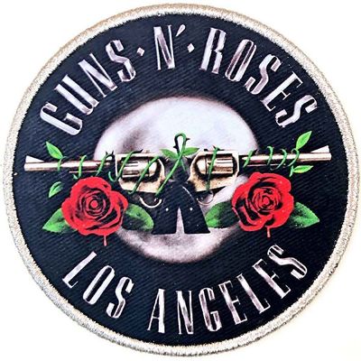 Guns N' Roses Small Patch: Los Angeles Silver